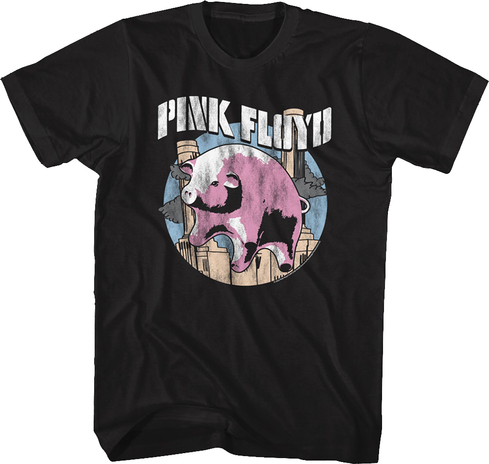 Pink Floyd Animals Pig T Shirt Vtg 2005 MERCH Brand Band Tee
