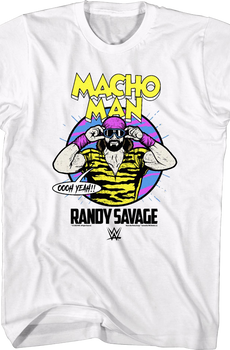 Illustrated Macho Man Randy Savage T-Shirt