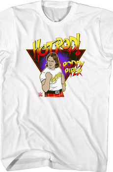 Illustrated Rowdy Roddy Piper T-Shirt