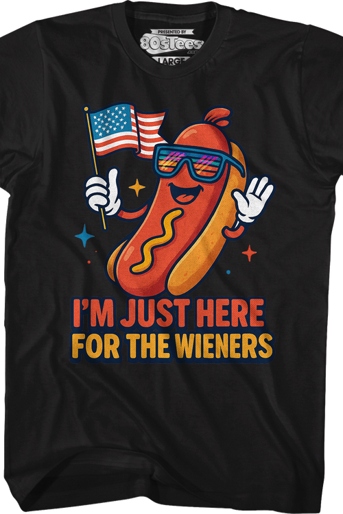 I'm Just Here For The Wieners T-Shirtmain product image