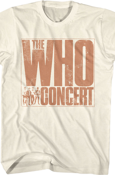 In Concert The Who T-Shirt