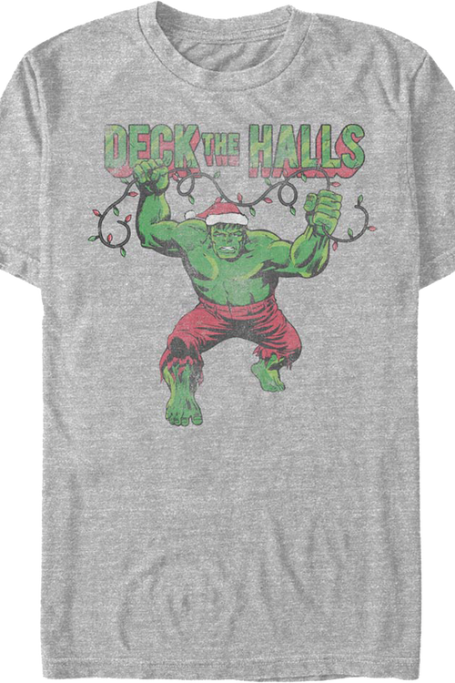 Incredible Hulk Deck The Halls Marvel Comics T-Shirtmain product image