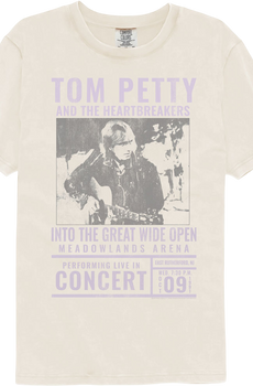Into The Great Wide Open Tom Petty Comfort Colors Brand T-Shirt
