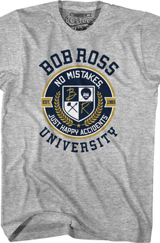 University Logo Bob Ross T-Shirt