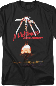 Italian Movie Poster Nightmare On Elm Street T-Shirt