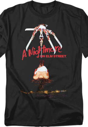 Italian Movie Poster Nightmare On Elm Street T-Shirt