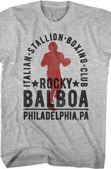 Italian Stallion Boxing Club Rocky T-Shirt