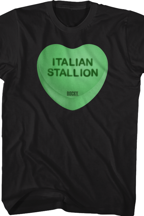 Italian Stallion Candy Heart Rocky T-Shirtmain product image