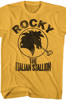 Distressed Italian Stallion Logo Rocky T-Shirt
