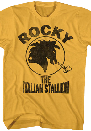Distressed Italian Stallion Logo Rocky T-Shirt