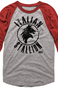 Italian Stallion Rocky Raglan Baseball Shirt