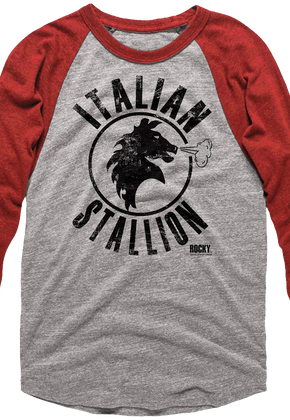Italian Stallion Rocky Raglan Baseball Shirt