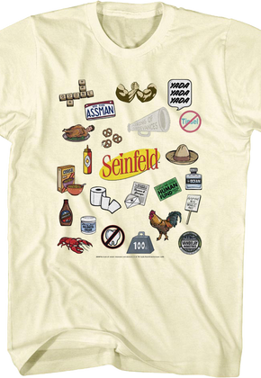 Item Collage Seinfeld T-Shirt