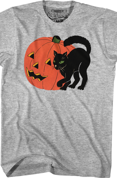 Jack-o'-Lantern & Black Cat T-Shirt