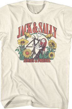 Jack & Sally Always & Forever Nightmare Before Christmas T-Shirt