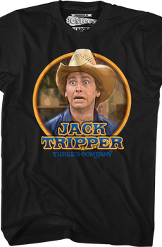 Jack Tripper Circle Three's Company T-Shirt