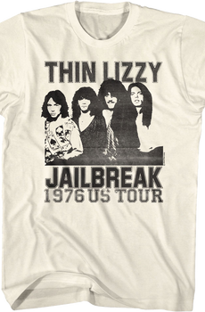 Jailbreak 1976 US Tour Thin Lizzy T-Shirt