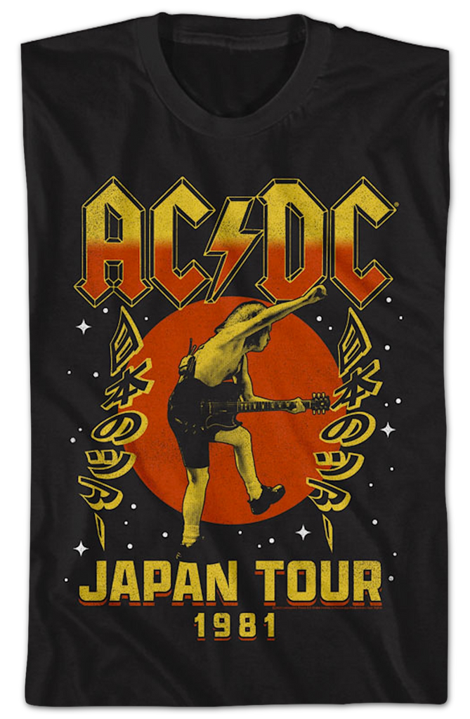 Japan Tour 1981 ACDC Shirt