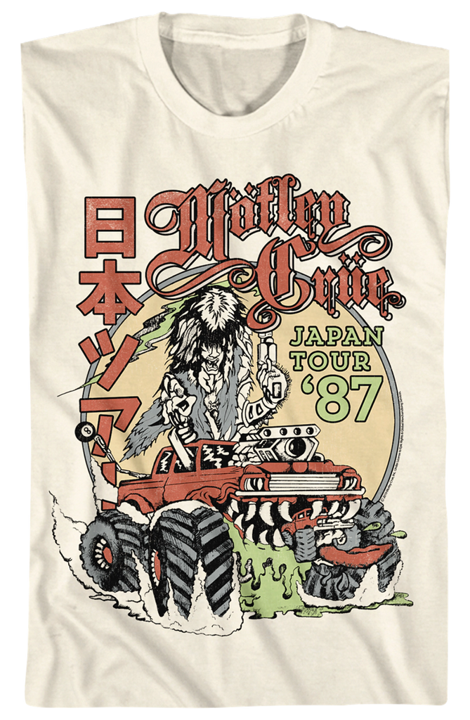 モトリー・クルー /Tシャツ　1987-1988ヴィンテージ　XL モトリー・クルー /Tシャツ 1987-1988ヴィンテージ XL - メルカリ