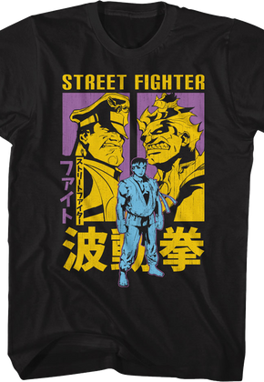 Japanese Battle Poster Street Fighter T-Shirt