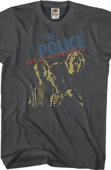 Japanese Poster The Police T-Shirt
