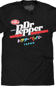 Japanese Text Dr. Pepper T-Shirt