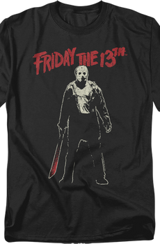 Jason Voorhees Machete Friday the 13th T-Shirt