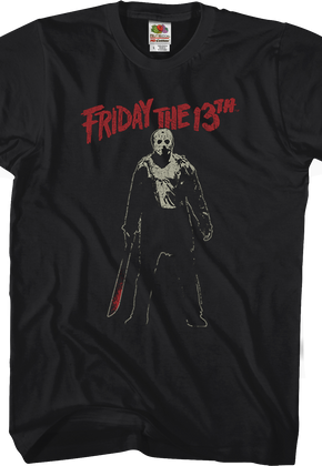 Jason Voorhees Machete Friday the 13th T-Shirt
