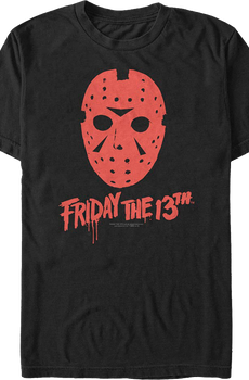 Jason Voorhees Red Mask Friday the 13th T-Shirt