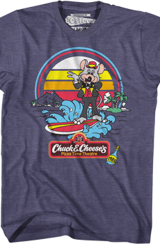 Surfing Chuck E. Cheese T-Shirt