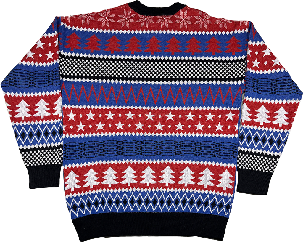 Knitted Sweater John Wayne Christmas Sweater Jaw Humbug Knitted