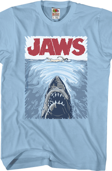 JAWS Graphic Poster Art T-Shirt