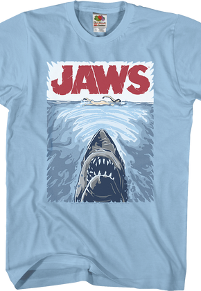 JAWS Graphic Poster Art T-Shirt