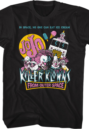 Jojo Ice Cream Killer Klowns From Outer Space T-Shirt