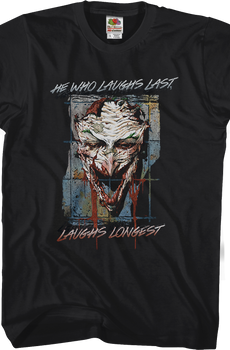 Joker He Who Laughs Last Batman T-Shirt
