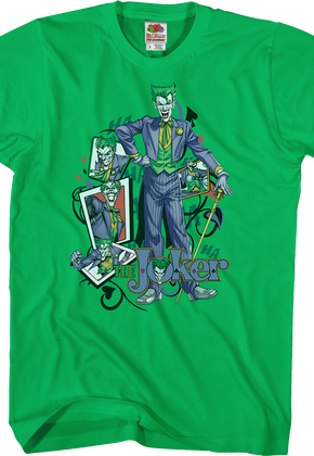 Joker Playing Cards DC Comics T-Shirt