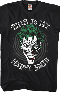 Joker This Is My Happy Face DC Comics T-Shirt