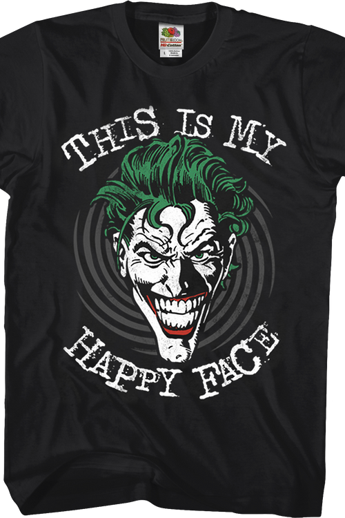 Joker This Is My Happy Face DC Comics T-Shirtmain product image