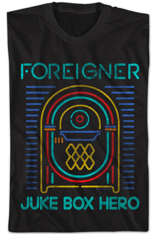 Juke Box Hero Foreigner T-Shirtmain product image