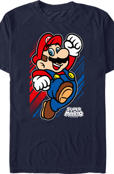 Jumping Super Mario Nintendo T-Shirt