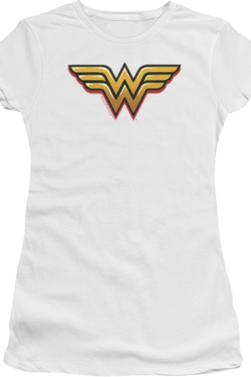 Ladies Airbrush Wonder Woman Logo DC Comics Shirtmain product image