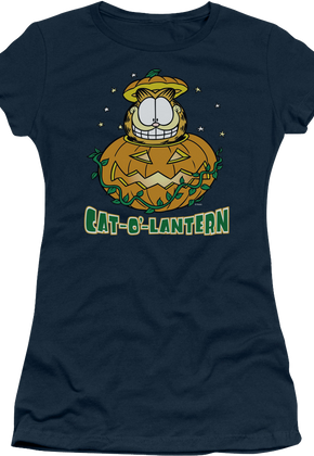 Ladies Cat-O'-Lantern Garfield Shirt