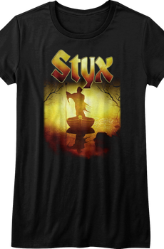 Ladies Complete Wooden Nickel Recordings Styx Shirt