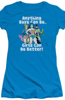 Ladies DC Comics Girls Can Do Better Shirt