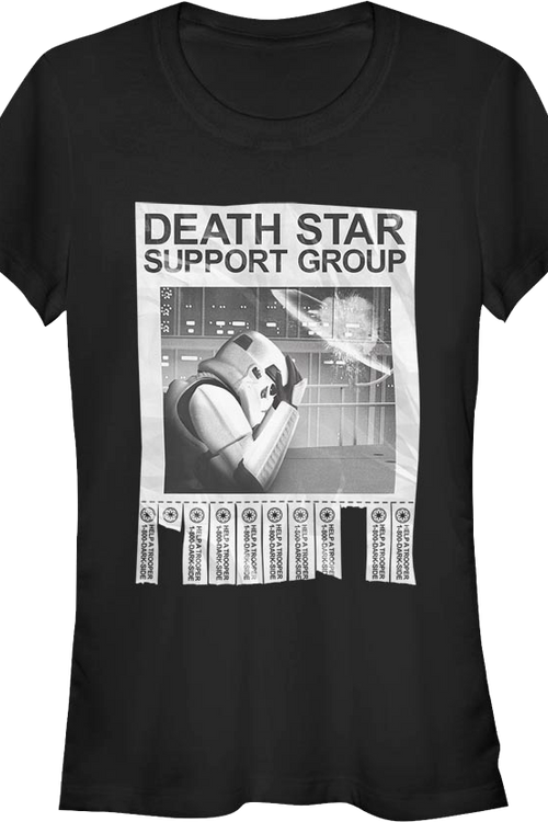 Ladies Death Star Support Group Star Wars Shirtmain product image