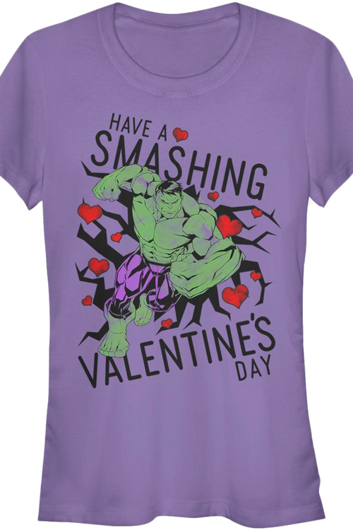 Ladies Have A Smashing Valentine's Day Incredible Hulk Shirtmain product image