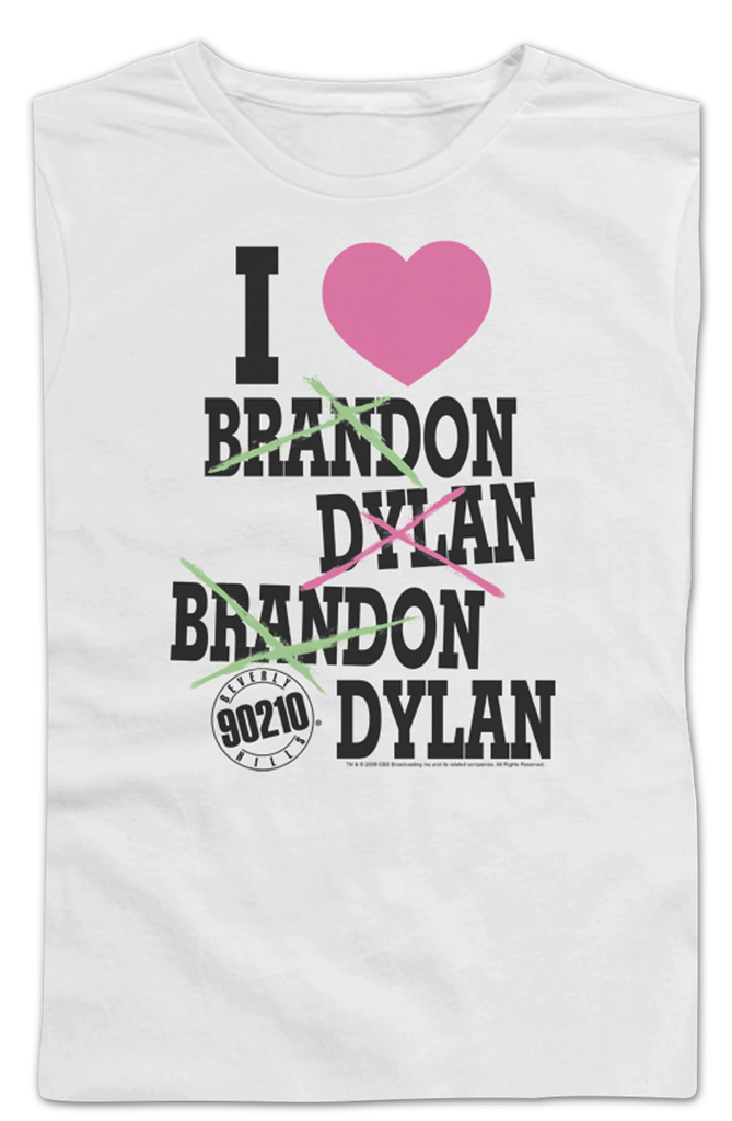 Autocollant Vintage Beverly Hills 90210 Dylan Et Perry - Planche Autocollants Rétro