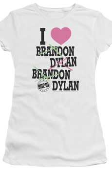 Ladies I Love Brandon and Dylan Beverly Hills 90210 Shirt