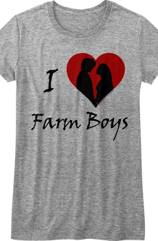 Womens I Love Farm Boys Princess Bride Shirt
