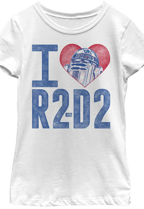 Girls I Love R2-D2 Star Wars Shirt